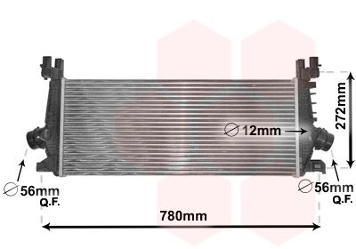 VAN WEZEL Интеркулер 37004648